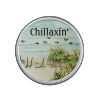 Outer Banks Sand Dunes and Seagulls Bluetooth Speaker