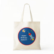 Outer Space 1 Birthday Tote Bag bag