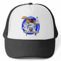 Outer Space 2nd Birthday T-shirts and Gifts hats