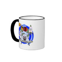 Outer Space 7th Birthday Tshirts and Gifts mugs by kids_birthdays Outer Space 7th Birthday Tshirts and Gifts mugs