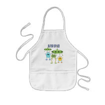 Outer Space Aliens aprons by kids_tshirts Outer Space Aliens aprons