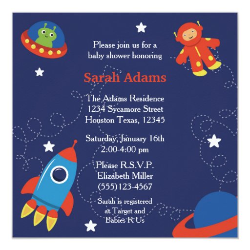 Space Baby Shower Invitations outer space baby shower invitation zazzle Space Baby Shower Invitations outer space baby shower invitation zazzle