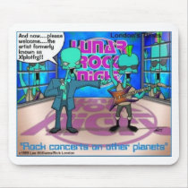 Outer Space Rock Bands Funny Gifts & Tees mousepads