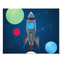 Outer Space Rocket Ship