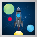 Outer Space Rocket Ship