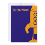 Outer Space Themed Birthday Party Invitation