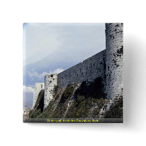Outer wall, Krak des Chevaliers, Syria Buttons