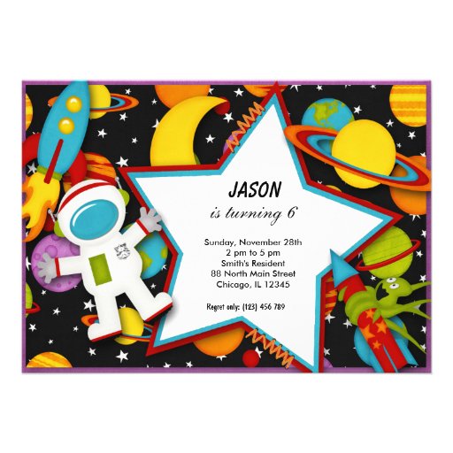 Outerspace Personalized Announcements