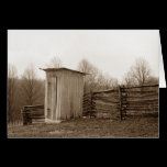 Outhouse and Rail Fence cards