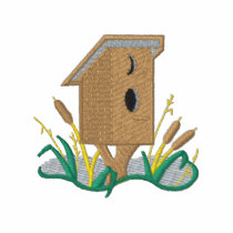 Outhouse Birdhouse embroidered shirts by ZazzleEmbroidery Outhouse Birdhouse embroidered shirts