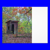 Outhouse in thr Fall photography