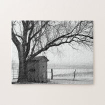 Outhouse in Winter Puzzle puzzles