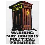 Outhouse May Contain Political Promises Full Color Flyer
