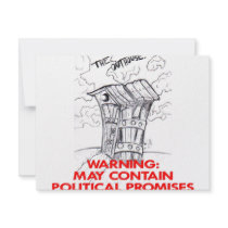 Outhouse May Contain Political Promises invitations by Mustang_Lady Outhouse May Contain Political Promises invitations