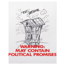 Outhouse May Contain Political Promises letterhead by Mustang_Lady Outhouse May Contain Political Promises letterhead