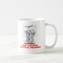 Outhouse May Contain Political Promises Coffee Mugs