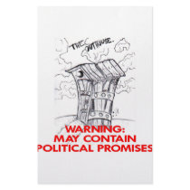 Outhouse May Contain Political Promises stationery