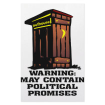 Outhouse May Contain Political Promises stationery by Mustang_Lady Outhouse May Contain Political Promises stationery