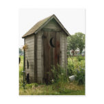 outhouse postcard