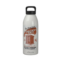 Outhouse WPA Poster Reusable Water Bottles