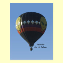Outlander Hot Air Balloon Postcard postcards