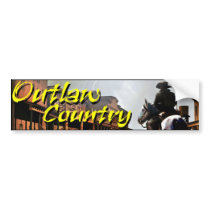 Outlaw Country Bumper Sticker bumper stickers