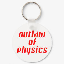 Outlaw of Physics - Red keychains