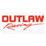 Outlaw Racing Personalized Photo Card