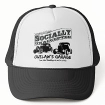Outlaw's Garage. Socially unaccepted Hot Rods Hats