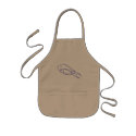 outline art - color in fish aprons