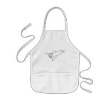 Outline Art Drawing coloring space shuttle aprons
