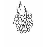 Outline art - grapes color in tshirt shirt