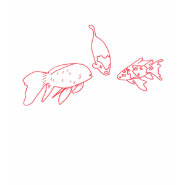 Outline art - koi fish, color in shirt shirt