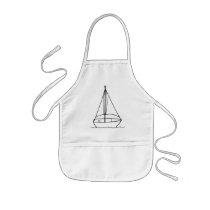 outline art - sailboat color in aprons by Cherylsart outline art - sailboat color in aprons