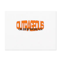 Outrageous Older Woman postcards by upnorthpw Outrageous Older Woman postcards