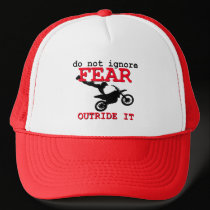 Outride Fear Dirt Bike Motocross Cap Hat hats
