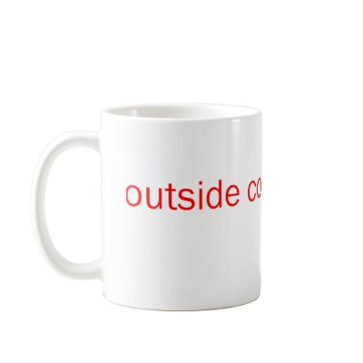 Outside Context Cup Mugs by longson
