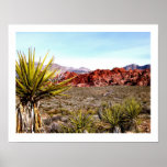Outside Las Vegas ,  rectangular landscape poster