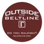 Outside the Beltline Sticker, Small