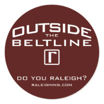 Outside the Beltline Sticker, Small by chrisjam Outside the Beltline Sticker, Small