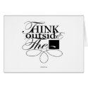 Outside the Box Black Logo cards by upfun_etcetera Outside the Box Black Logo cards