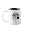 Outside the Box Black Logo mugs by upfun_etcetera Outside the Box Black Logo mugs