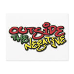 Outside the Negative Brand Paper Merchandise Post Card