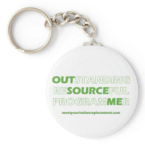Outsource Your Programmers keychains
