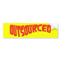 Outsourced bumper stickers