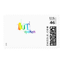 OUTSpoken (rainbow) Postage