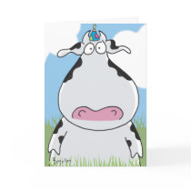 OUTSTANDING IN THE FIELD Birthday Greeting Card