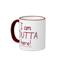 Outta Here! Baseball Character mugs by creationhrt Outta Here! Baseball Character mugs