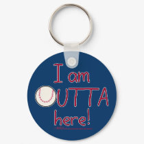 Outta Here! Baseball keychains