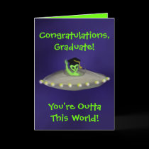 OuttaThis World Graduate card cards
